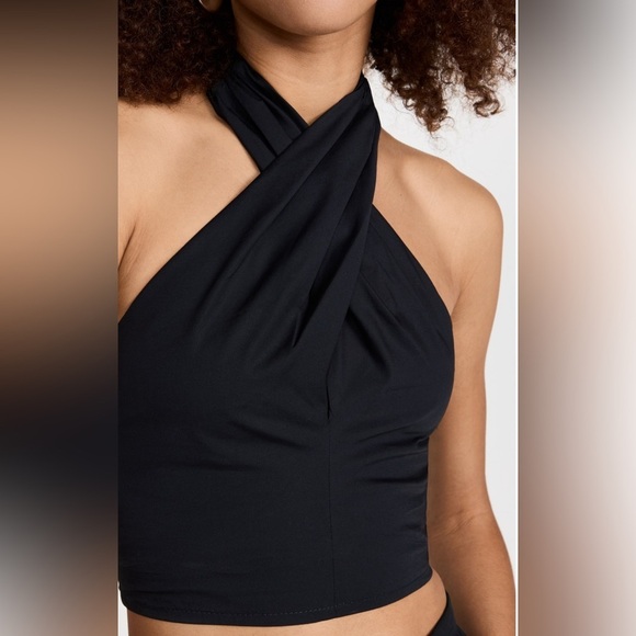 SSENSE NEW  STAUD “Kai” black halter top 2 - Picture 5 of 16